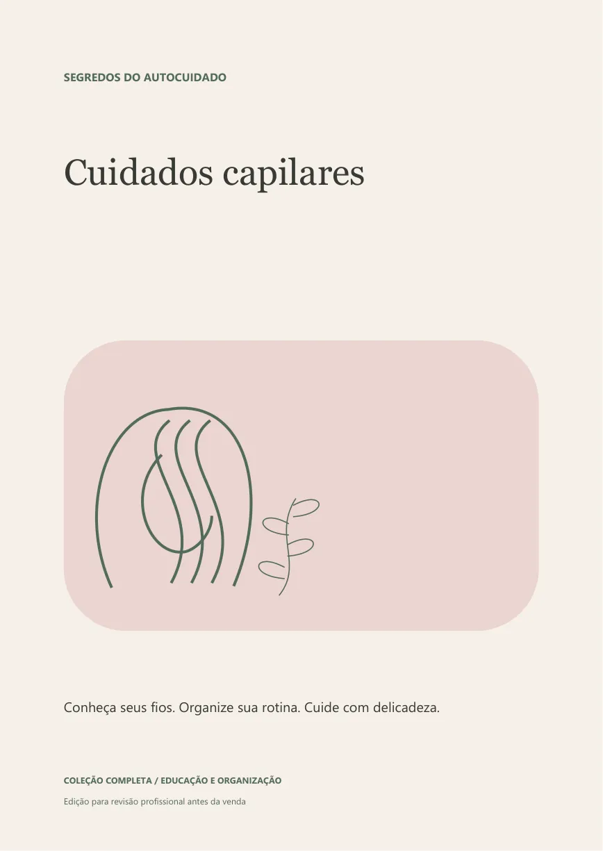 Capa real: Cuidados capilares